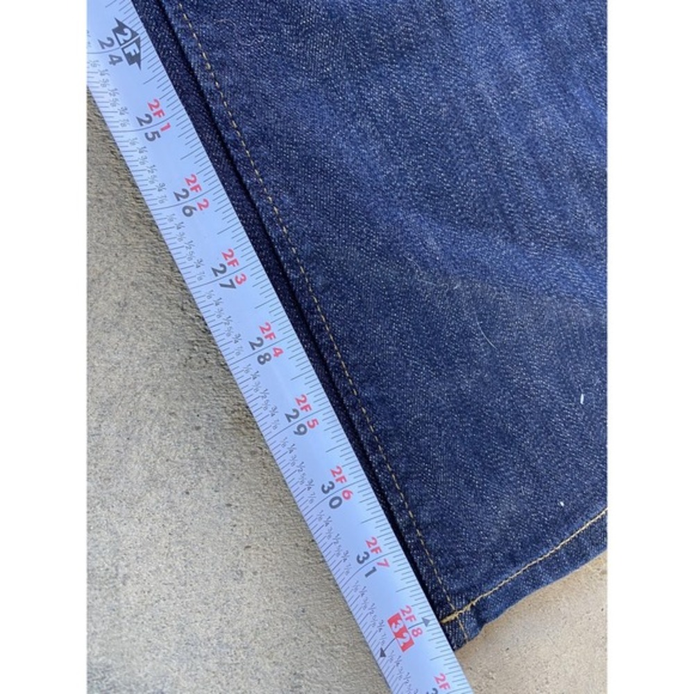 Vintage Banana Republic Jeans Womens 30x32 6 Blue Mid Rise Bootcut Denim Flap - Picture 16 of 16